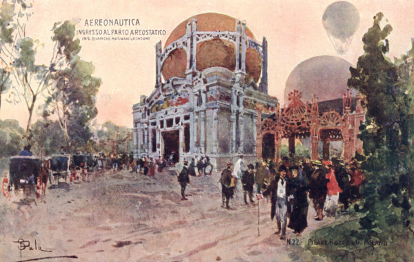 Mailand, Weltausstellung 1906, Postkarte from 