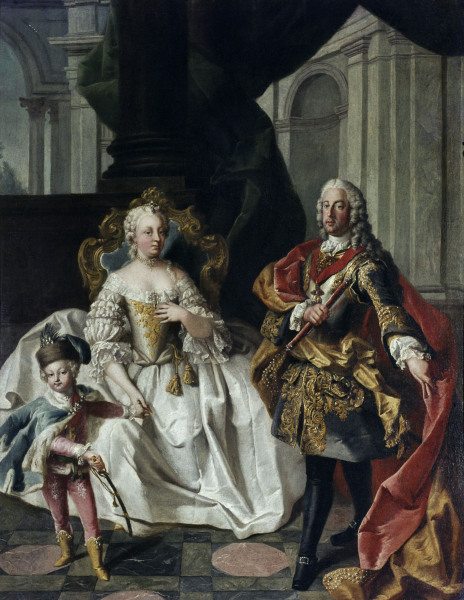 Maria Theresa and family from 