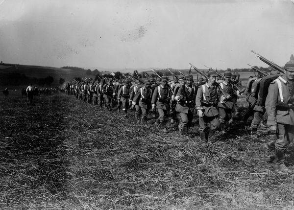 Marschierende Infanterie/Haeckel 1913 from 
