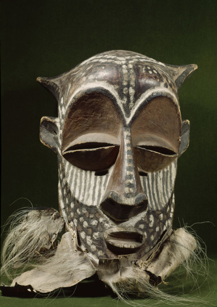 Mask, Kuba, Dem. Rep. Kongo / Wood from 