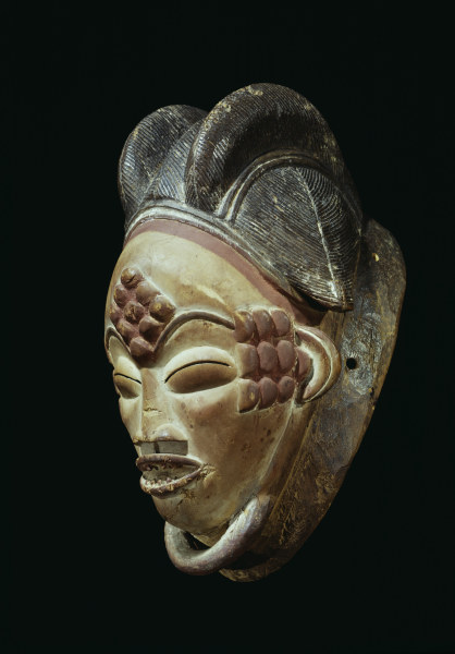Maske, Punu, Gabun / Holz from 