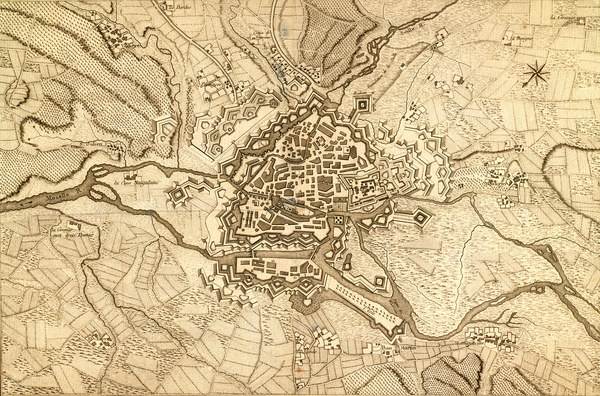 Metz, Stadtplan from 