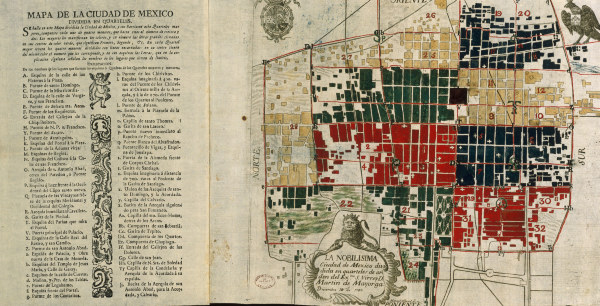 Mexiko, Stadtplan from 