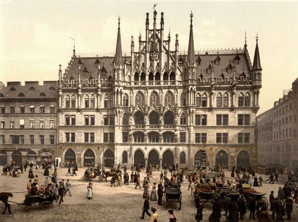 Munich, New City Hall from 