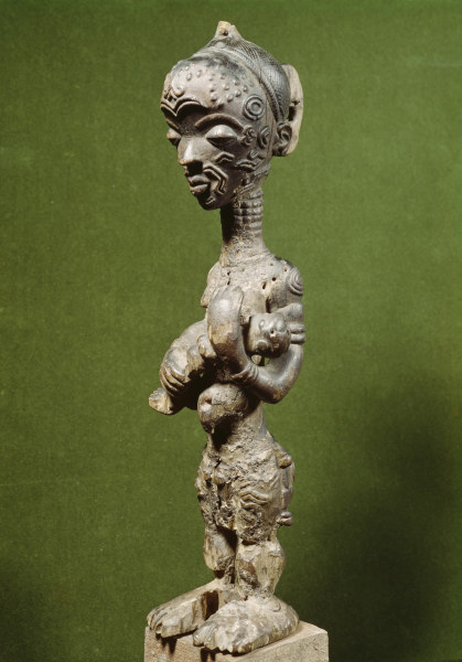 Mutter-Kind-Figur der Luluwa/ afrikan. from 