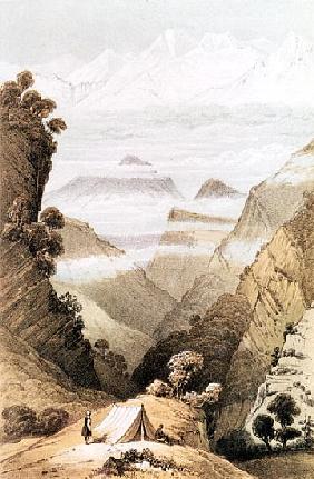 Mt. Kanchenjunga, Sikkim from Hooker''s Journal