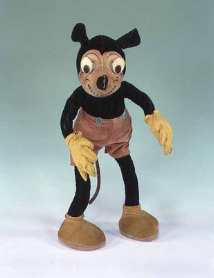 Mickey Mouse toy made by Dean's, English, 1930's (velvet) from 