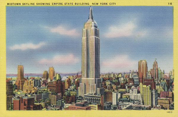 New York , Empire State Building from 
