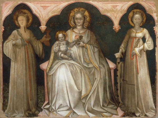 Nicolo di Pietro, Maria mit Kind u.Hlgen from 