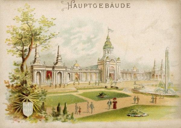 Nürnberg, Landesausstellung 1896 from 