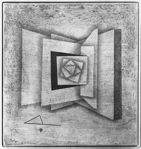 Open book, 1930 (oil on canvas) (b/w photo)  from 