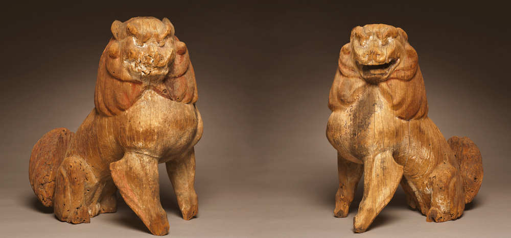 Pair of Koma-inu: Guardian Lion-Dogs 1185–1333 from 