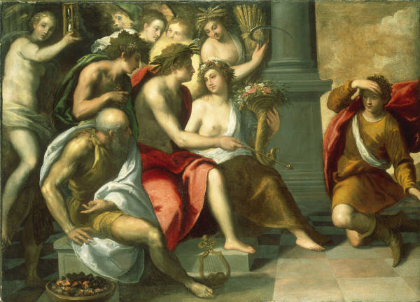 Palma Giovane/ Allegorie mit Apollo from 