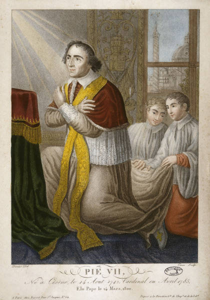 Papst Pius VII. / Kpfst. nach Desrais from 