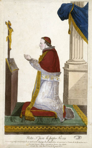 Papst Pius VII. / Kpfst. nach Nodet from 