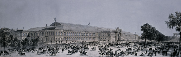 Paris, Palast der Indust.Ausst.1855 from 