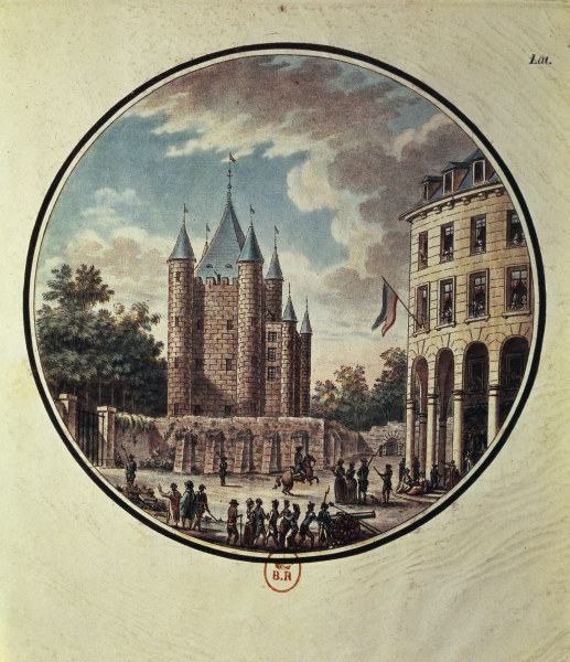 Paris, Temple, Aquatinta um 1790 from 