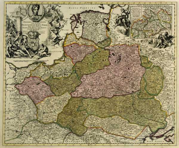 Map of Poland from 