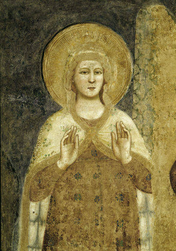 Pomposa, Maria / Fresko von Pietro da R. from 