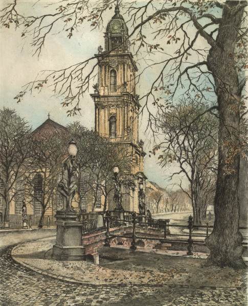 Potsdam, Garnisonskirche from 