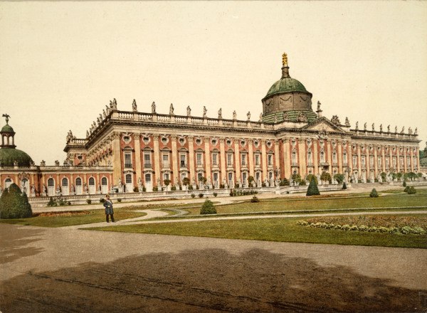 Potsdam, Neues Palais, Gartenseite from 