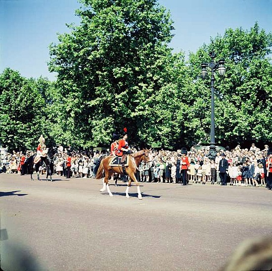 Queen Elizabeth II on horseback from 