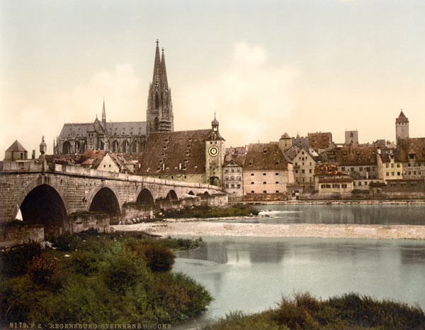 Regensburg, Steinerne Brücke from 