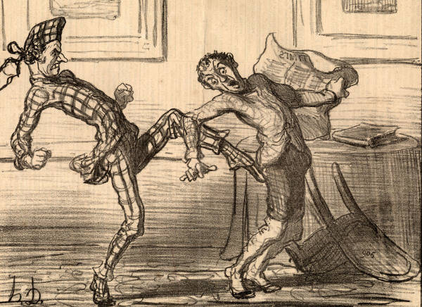 Richard Cobden/Karikatur/H.Daumier/1856 from 