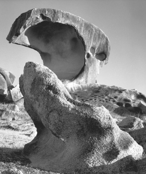 Rocks at Idar (b/w photo)  from 