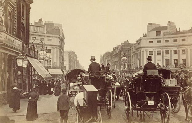 Regent Circus, London, c.1880 (sepia photo) from 