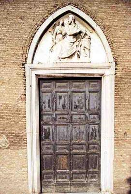Right hand doorway of the convent, 17th century (photo) from 