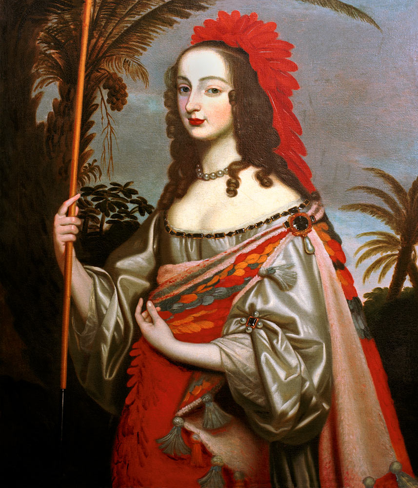 Sophie von Hannover als Indianerin, Gemälde von ihrer Schwester Louise Hollandine von der Pfalz from 