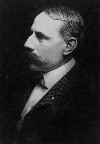 Sir Edward Elgar (1857-1934) (b/w photo) from 