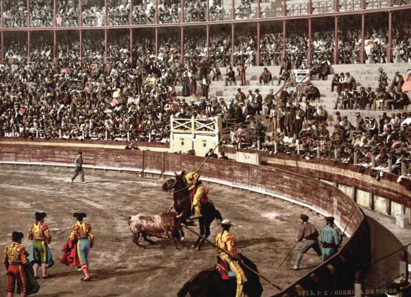 Bullfight in Barcelona from 
