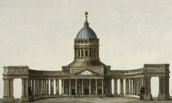 St.Petersburg, Kasaner Kathedrale from 