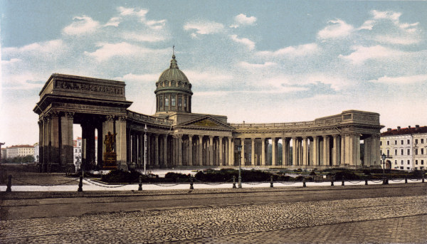 St.Petersburg, Kasaner Kathedrale from 