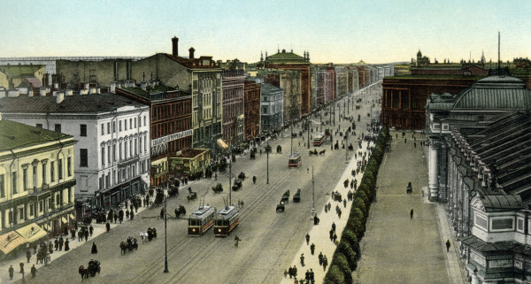 St.Petersburg , Nevsky Prospect from 