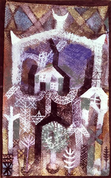 Summer-houses, 1919 (no 8) (w/c on primed linen on paper on cardboard)  from 