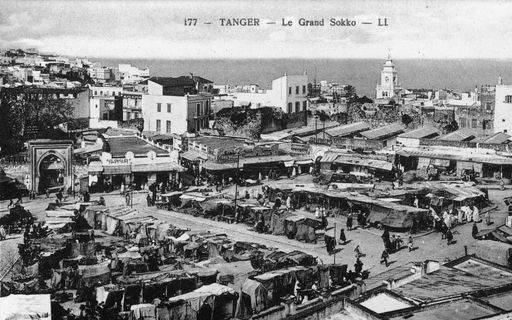Tanger, Le Grand Sokko / Foto um 1910 from 