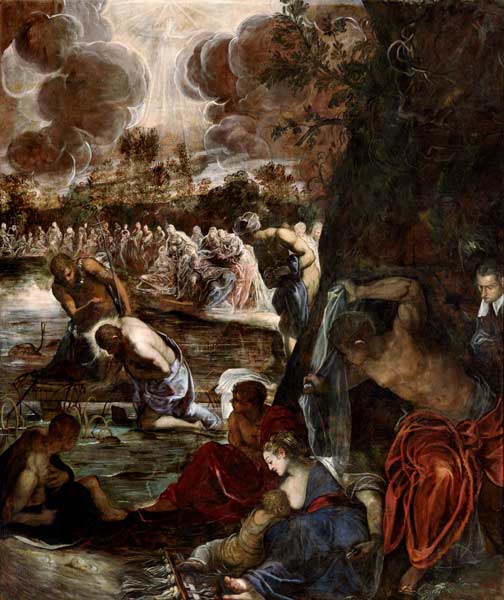 Tintoretto, Taufe Christi from 