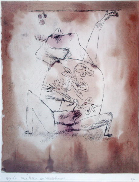 The Pathos of Fertility, 1921 (no 130) (oil transfer drawing and w/c on paper on cardboard)  from 