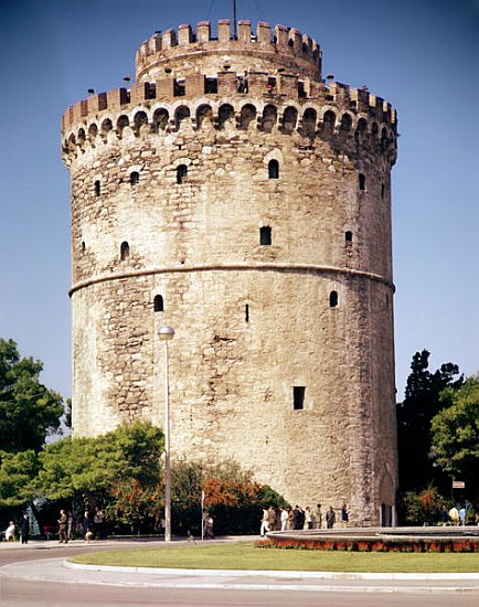 The White Tower, built during the reign of Suleiman the Magnificent (1520-66) from 