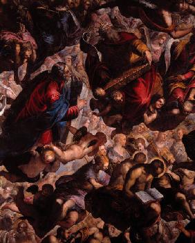 Tintoretto, Paradies, Ausschnitt