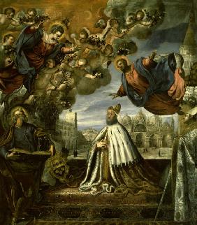 Tintoretto/ Pietro Loredan dankt Madonna