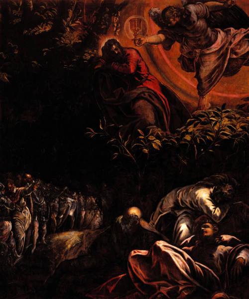 Tintoretto, Christus am Oelberg from 