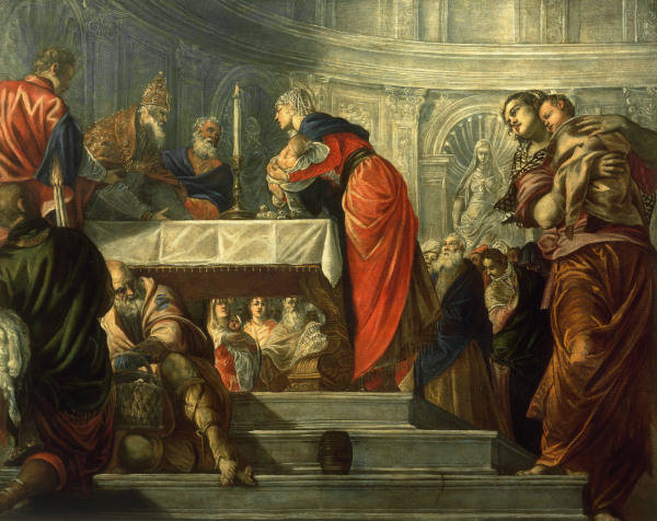 Tintoretto, Darstellung Jesu im Tempel from 