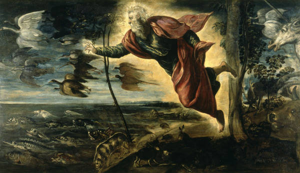 Tintoretto, Erschaffung der Tiere from 