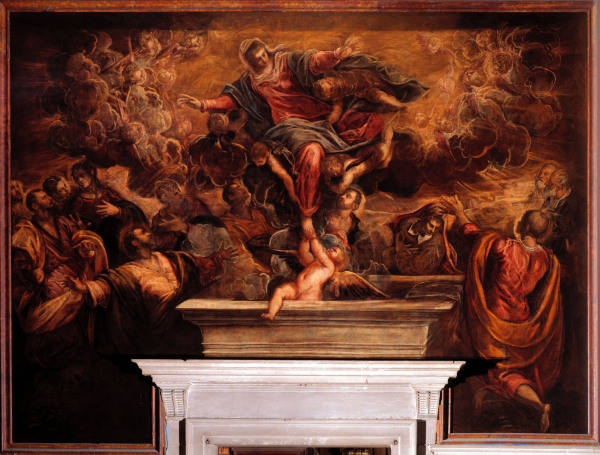 Tintoretto, Mariae Himmelfahrt from 