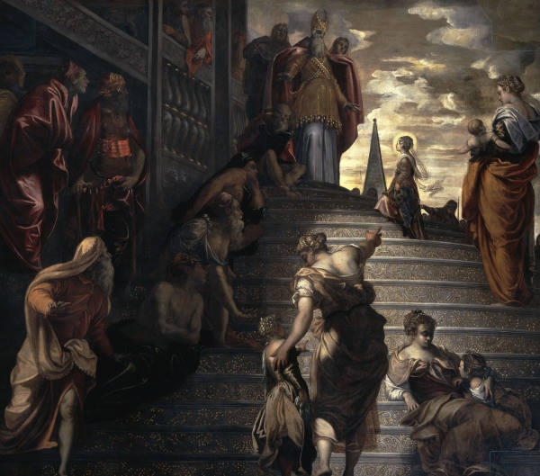 Tintoretto, Mariae Tempelgang from 