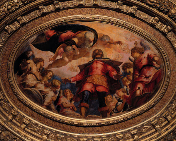 Tintoretto, Rochus in der Glorie from 